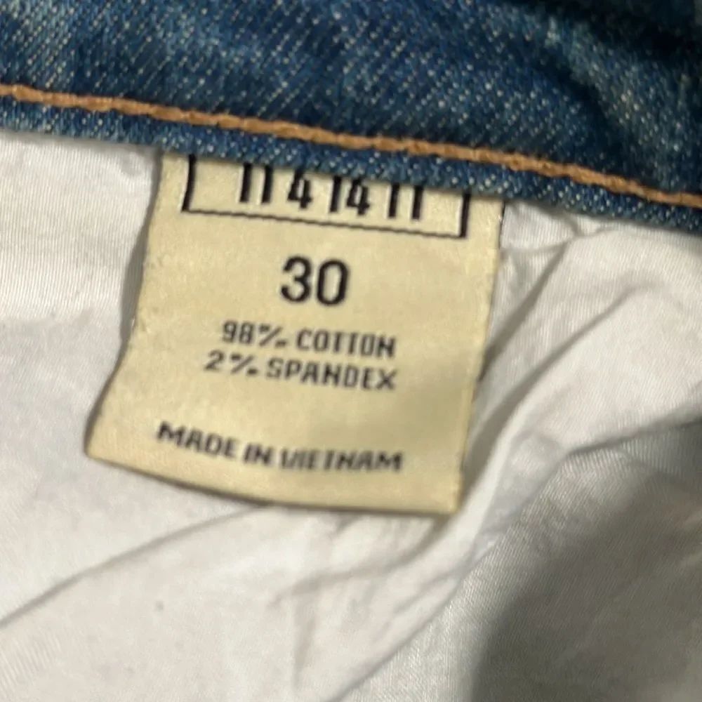KDNK 11 4 14 11 Distressed Washed Dirty Design Men’s Blue Jeans! Size30 - Picture 7 of 7